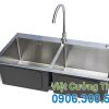 Chậu rửa âm bàn 2 hộc CR-105