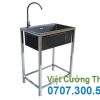 Chậu rửa bát 1 ngăn có khung chân CR-106