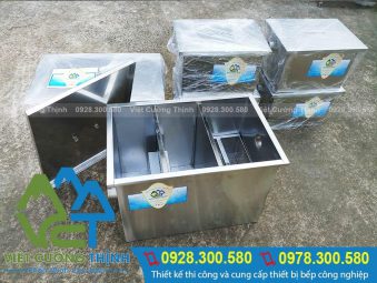 Bể tách mỡ nhà hàng, thùng lọc dầu mỡ công nghiệp
