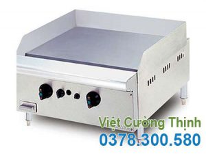 Bếp chiên bề mặt 2 họng dùng gas chân thấp