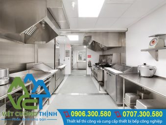 Việt Cường Thịnh đơn vị chuyên thi công và thiết kế hệ thống bếp công nghiệp, bếp nhà hàng uy tín chất lượng tại TP.HCM.