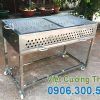 Bếp nướng than inox ngoài trời loại lớn