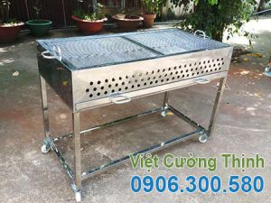 Bếp nướng than inox ngoài trời loại lớn
