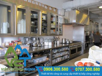 kệ bếp inox công nghiệp