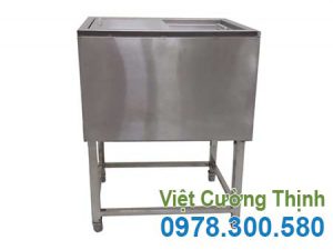 Tủ đá inox loại đứng 02
