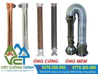 ống hút khói tại bàn dạng mềm