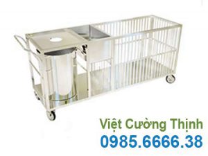 xe thu gom 2 tầng có kệ song