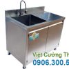 Tủ inox có bồn rửa TUI-01