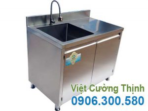 Tủ inox có bồn rửa TUI-01