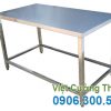 Bàn inox 1 tầng BAI-01