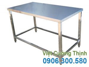 Bàn inox 1 tầng BAI-01