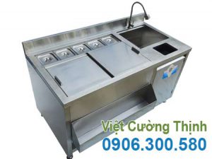 Quầy pha chế cafe trà sữa inox 304 QB-29