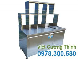 Quầy pha chế inox 304 QB-27