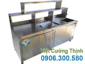 Quầy pha chế inox QB-30