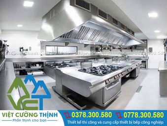 Thi công thiết bị bếp công nghiệp nhà hàng