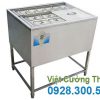 Thùng đá khung chân có khay topping TD-TP06