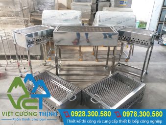 Việt Cường Thịnh - Địa chỉ mua lò nướng inox, lò nướng sườn inox, bếp nướng than inox giá tốt.