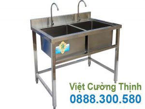 Chậu Rửa Inox Đôi CR-09