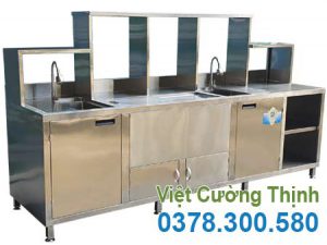 Quầy pha chế inox QB-31