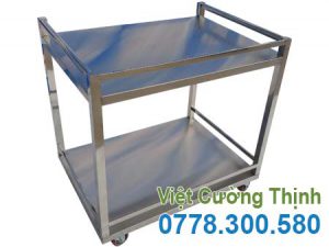 Xe đẩy inox 2 tầng XDI-02