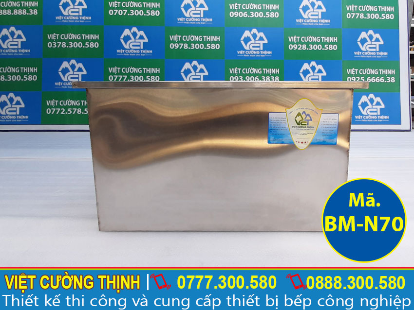 Việt Cường Thịnh - Địa chỉ mua bể tách mỡ inox 304 cao cấp giá tốt chất lượng tại TPHCM.