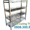 Kệ inox 4 tầng loại thanh KEI-10