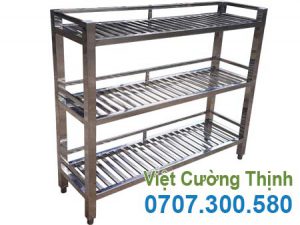 Kệ song inox 3 tầng KEI-06