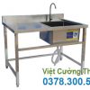chậu rửa đơn cánh trái hàng công nghiệp mã CR-16