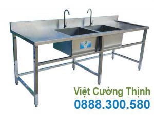 Chậu Rửa Đôi 2 Cánh Inox 304 CR-17