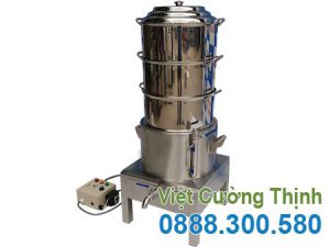 Nồi hấp cơm tấm công nghiệp bằng điện 3 tầng