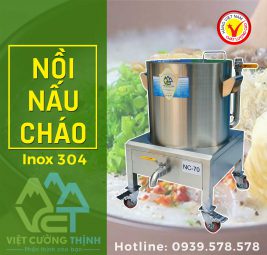 Nồi nấu cháo công nghiệp bằng điện chất lượng cao Việt Cường Thịnh