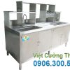 Mẫu Quầy Bar Pha Chế Cafe Inox 304 QB-04