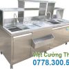 Quầy Bar Pha Chế Trà Sữa Inox 304 QB-07