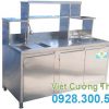 Quầy Bar Pha Chế Trà Sữa Inox Cao Cấp QB-10