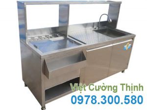 Quầy Pha Chế Inox QB-01