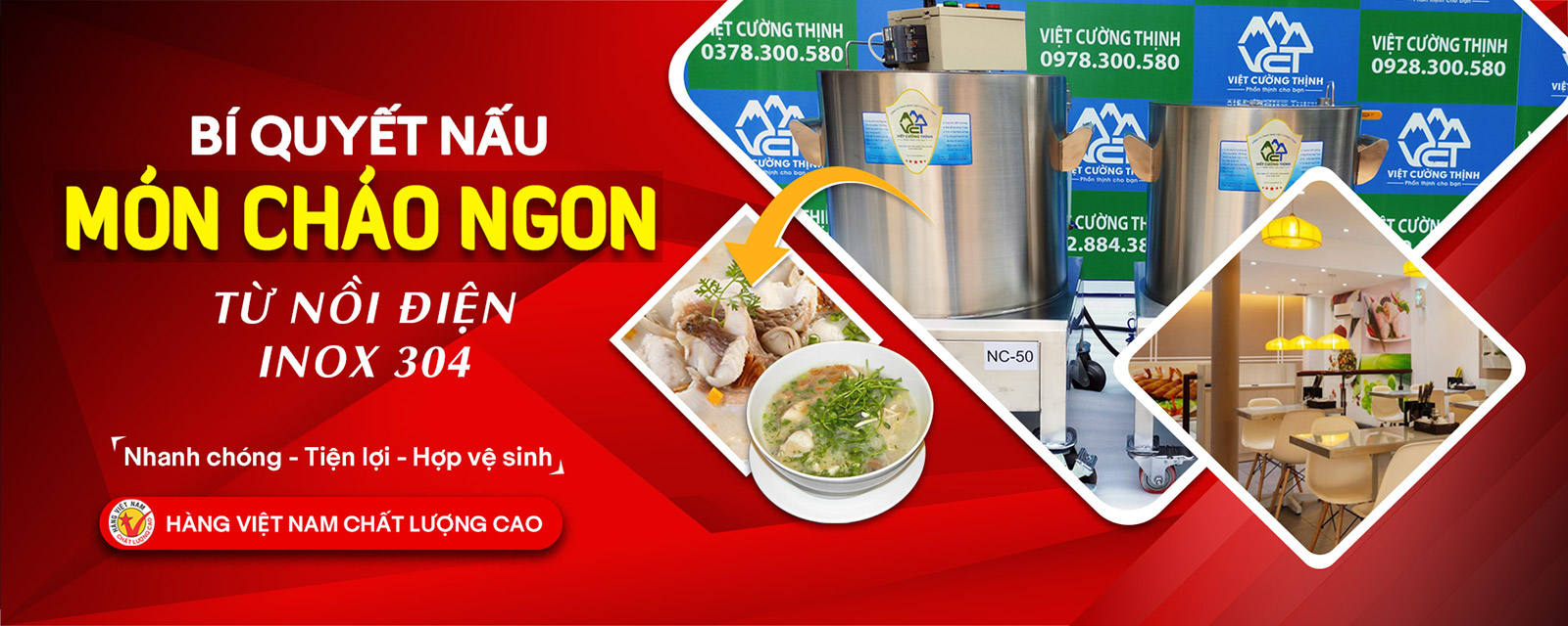 Bí quyết nấu cháo thơm ngon từ nối nấu cháo công nghiệp inox