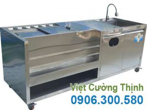 Quầy pha chế inox 304 QB-22