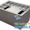 Thùng chứa đá inox có 8 khay topping TD-TP01