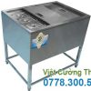 Thùng đá inox khung chân có khay topping TD-TP19