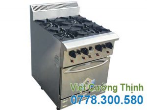 Bếp Âu 4 họng có lò nướng DRO4-17