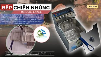 Bếp chiên nhúng công nghiệp bằng điện