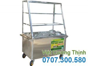 Tủ hâm nóng 3 tầng 6 khay 2 nồi TH-20N