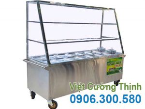 Tủ hâm nóng thức ăn 3 tầng 12 khay 2 nồi TH-16N