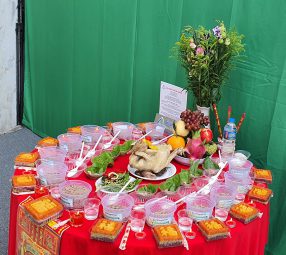 Mâm cúng đầy tháng bé trai, mâm cúng đầy cử bé trai miền Nam