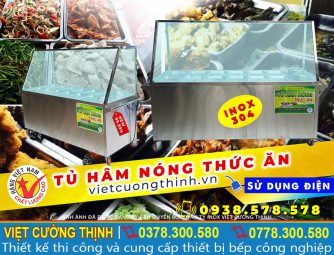 Tủ hâm nóng thức ăn sử dụng điện an toàn và tiết kiệm