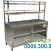 Tủ inox có kệ trên TUI-18