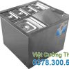 Thùng đá inox có khay topping TD-TP24
