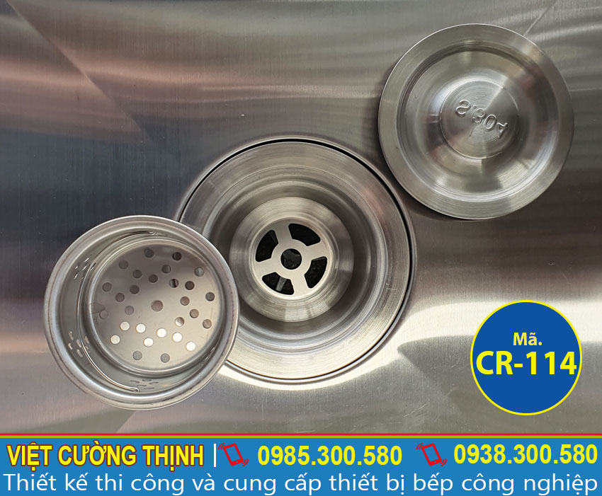 Bồn rửa chén inox âm bàn CR-114 (07)
