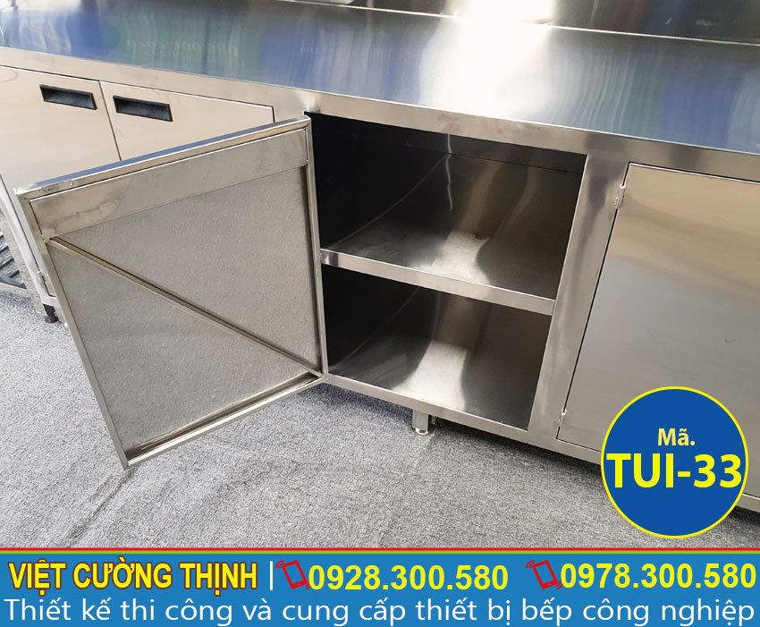 Hệ tủ và chậu rửa 2 hộc TUI-33 (06)