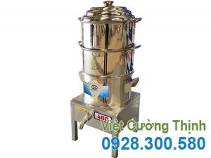 Nồi Điện Hấp Cơm Tấm Ecomi 2 Tầng Size 400 NHCTE-D400-2T